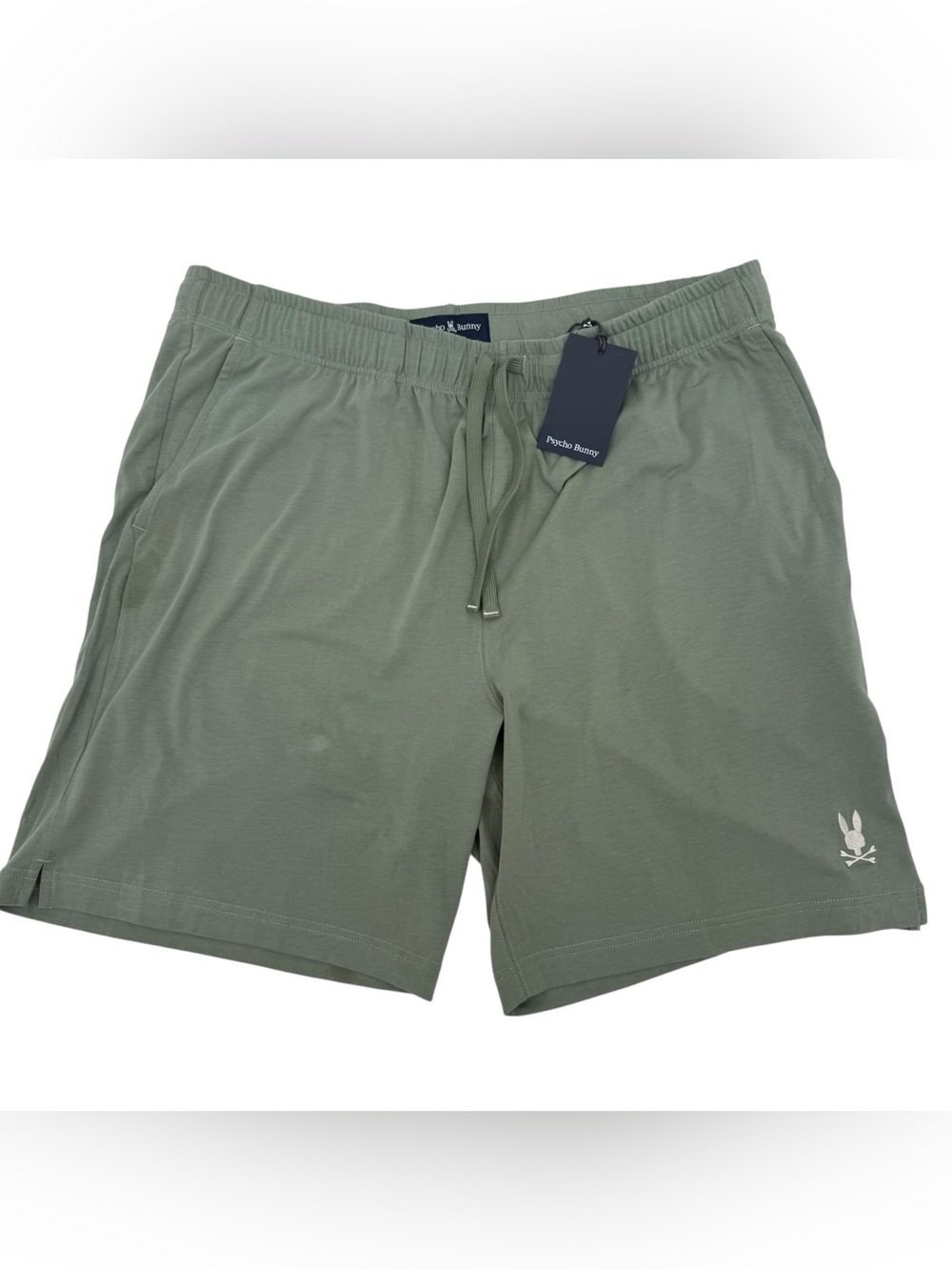 Psycho Bunny Menโs Size XL Jersey Sleep Pajama lounge shorts green NWT
